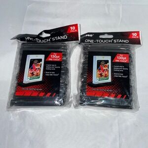 20 Ultra Pro One-Touch Stands for 130pt Magnetic‎ Card Holders 2x 10-Pack Black